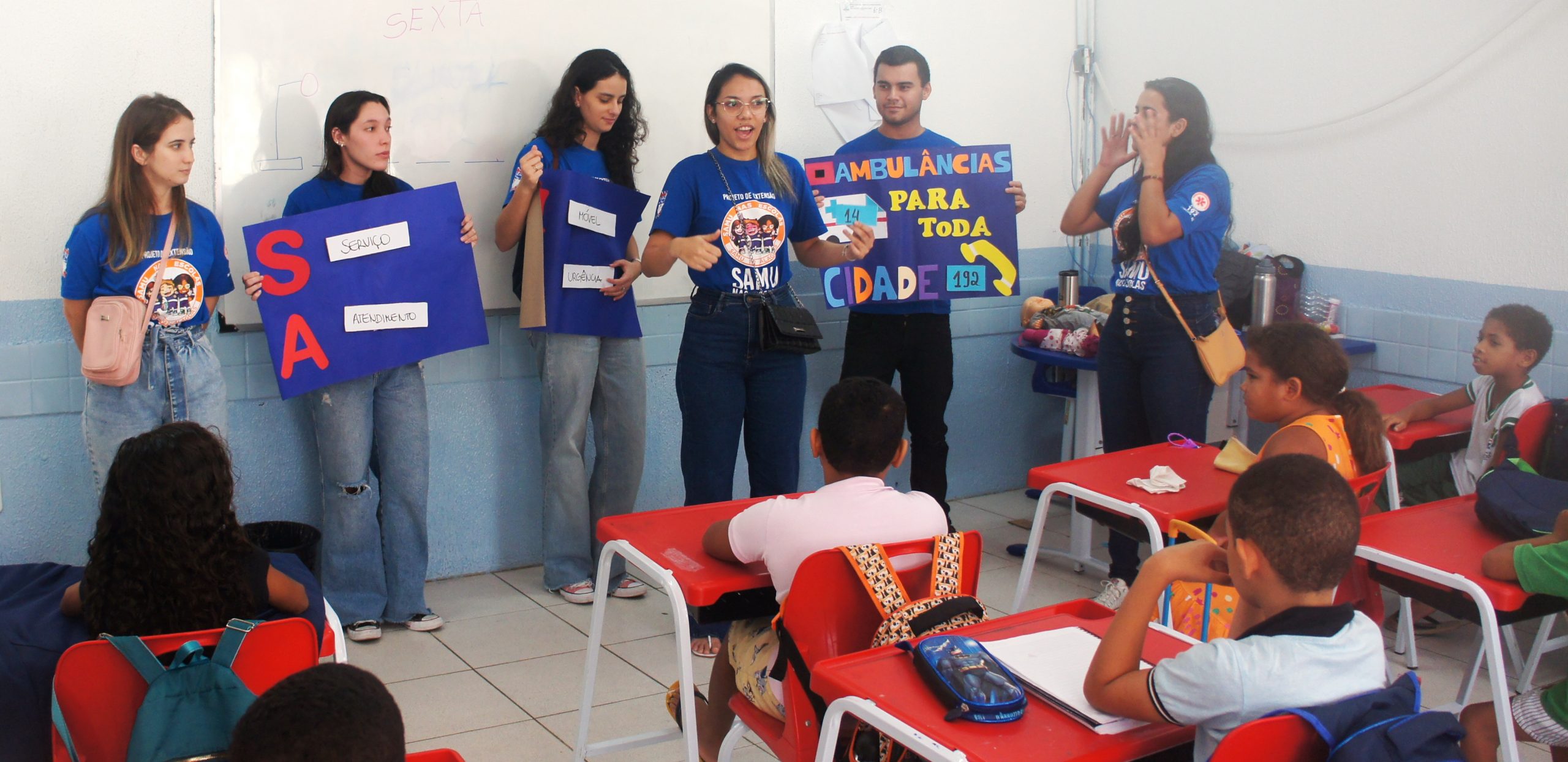 Leia mais sobre o artigo Mais de mil crianças e adolescentes são beneficiados pelo projeto Samu nas Escolas no 1º semestre
