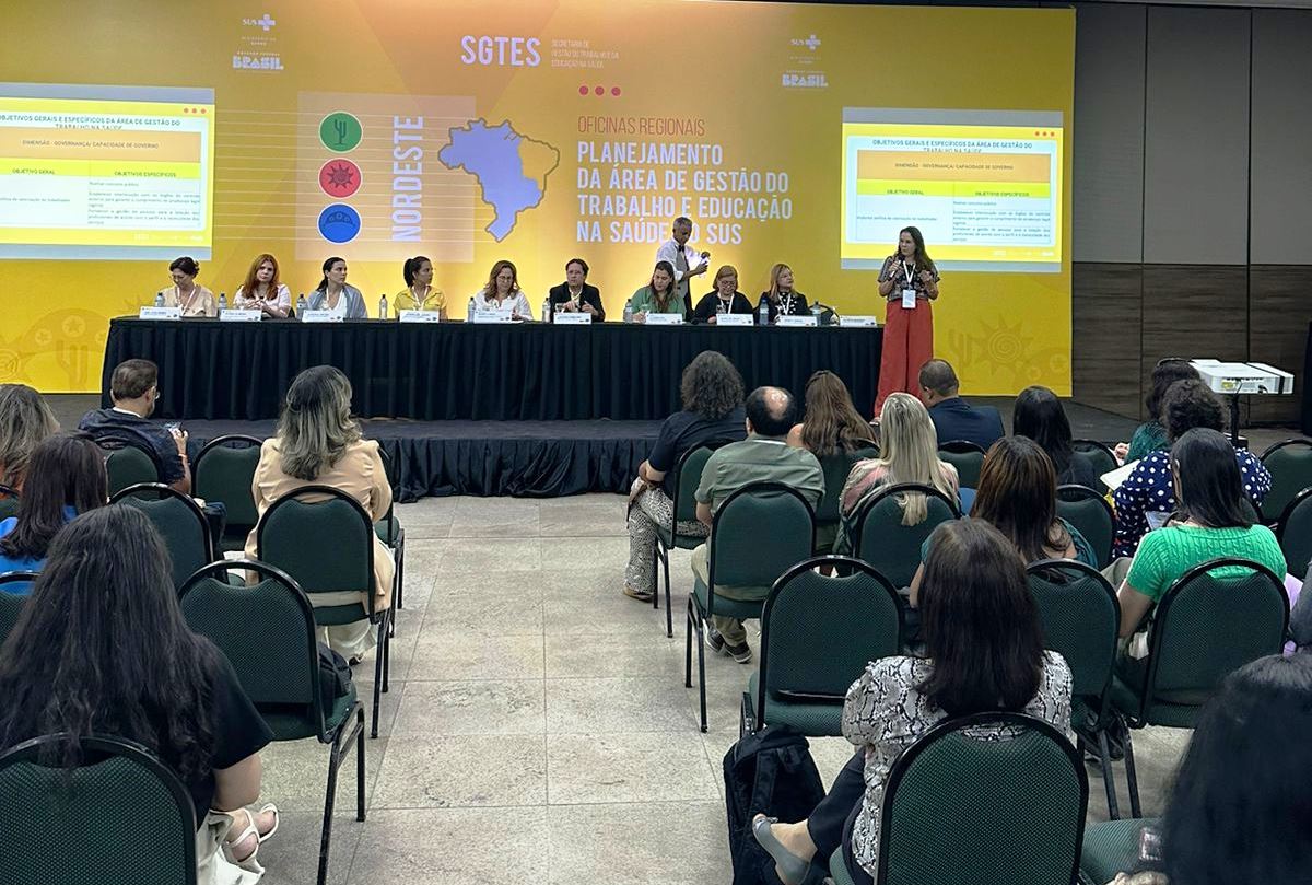 Leia mais sobre o artigo Sesau participa de Oficina Regional de Planejamento sobre Gestão do Trabalho e Educação na Saúde