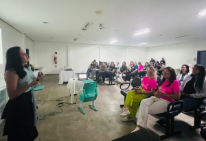 Nutricionistas do HGE são capacitados em desequilíbrio intestinal e nutrição estética