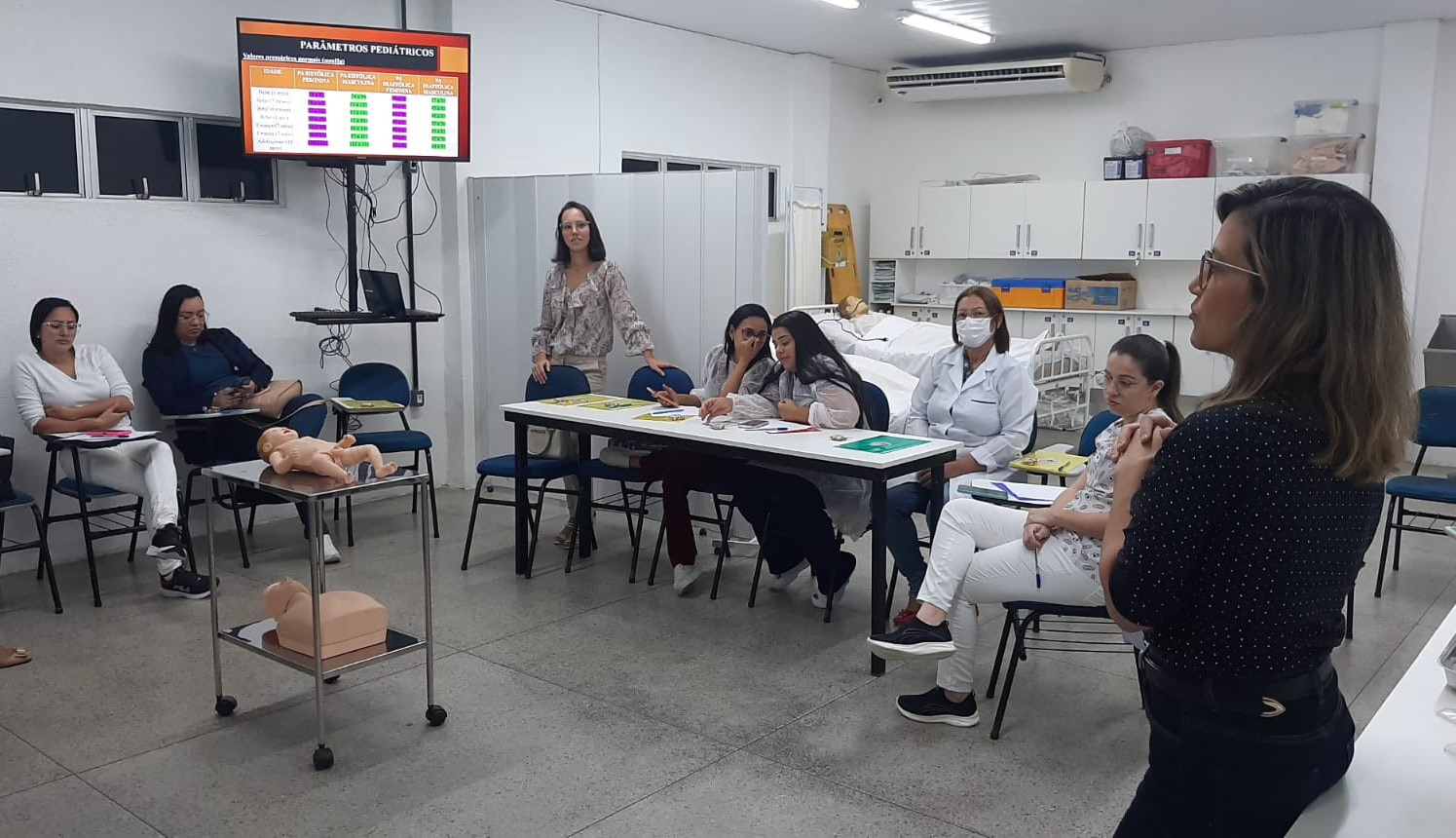 Leia mais sobre o artigo Ambulatório 24 Horas Noélia Lessa capacita equipes de enfermagem para atendimento pediátrico