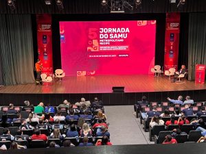 Profissionais que atuam no Serviço Aeromédico de AL participam da 5ª Jornada do Samu Metropolitano Recife