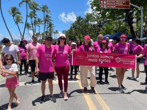 Sesau participa da abertura do Outubro Rosa promovida pela Sociedade Brasileira de Mastologia 