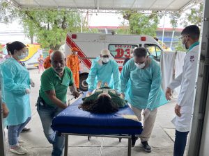 HGE participa de treinamento acolhendo vítimas de hipotético acidente na Braskem