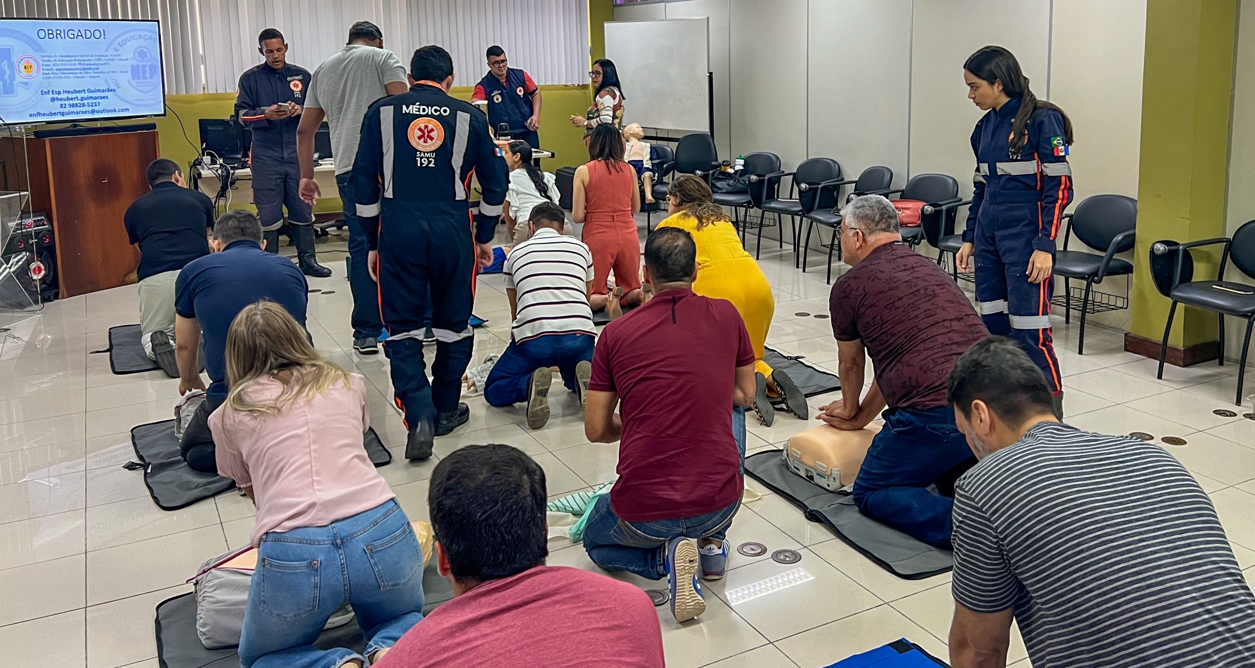 Leia mais sobre o artigo Samu capacita profissionais da Justiça Federal para salvar vidas