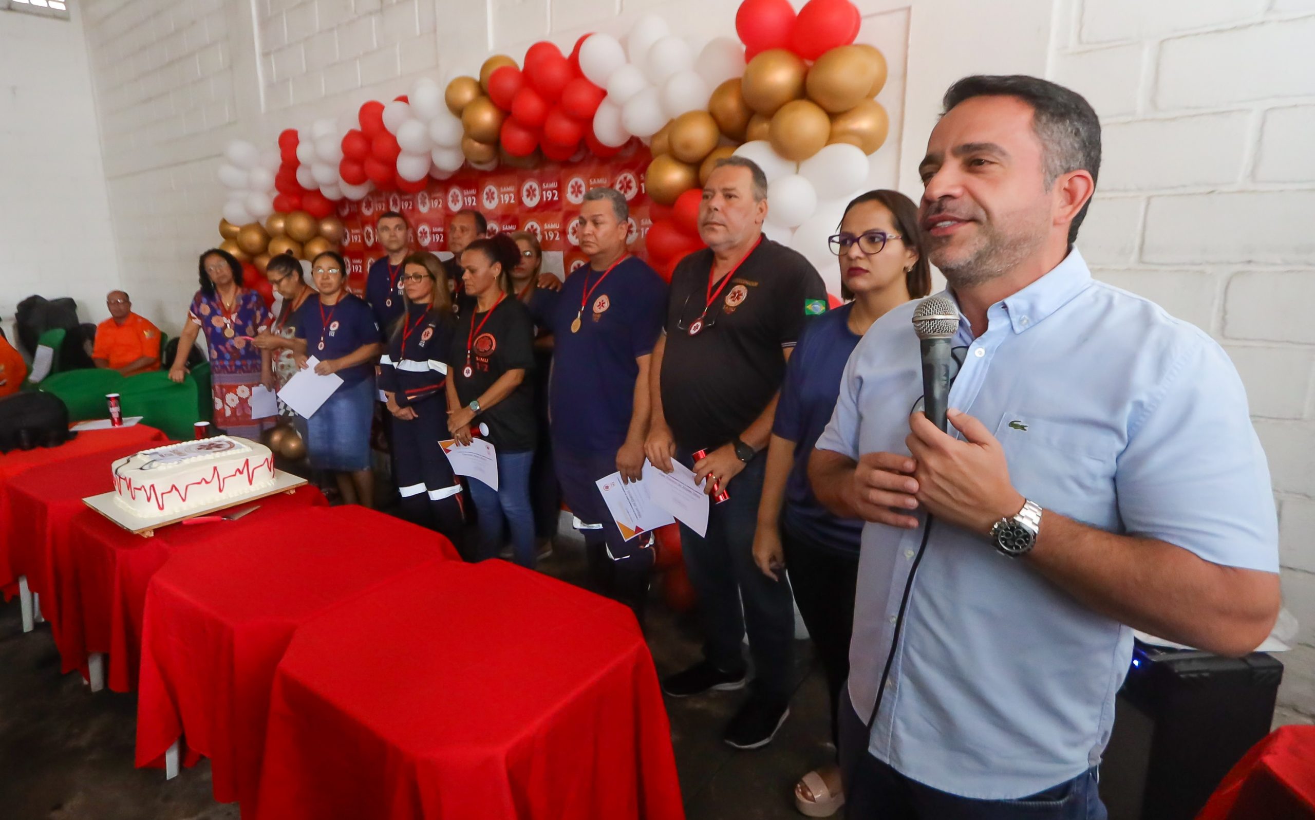 Leia mais sobre o artigo Paulo Dantas anuncia construção de nova sede do Samu durante festa pelos 20 anos da instituição