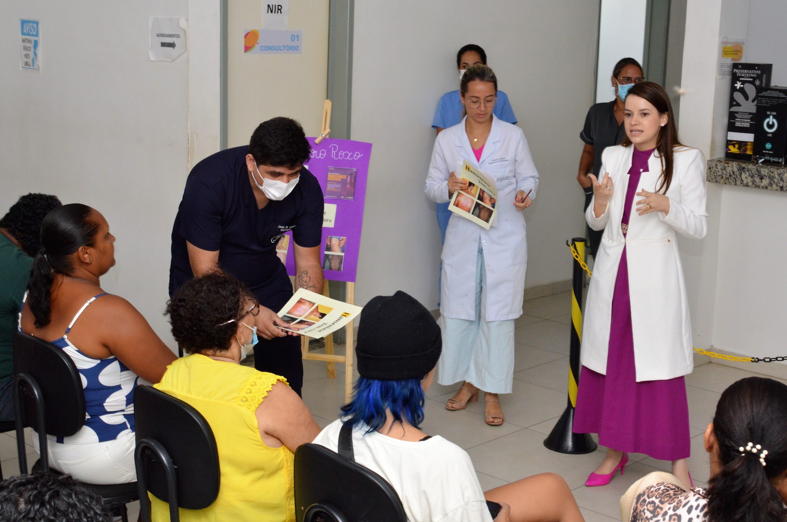 Leia mais sobre o artigo Janeiro Roxo: Clínica da Família João Fireman realiza palestra sobre hanseníase