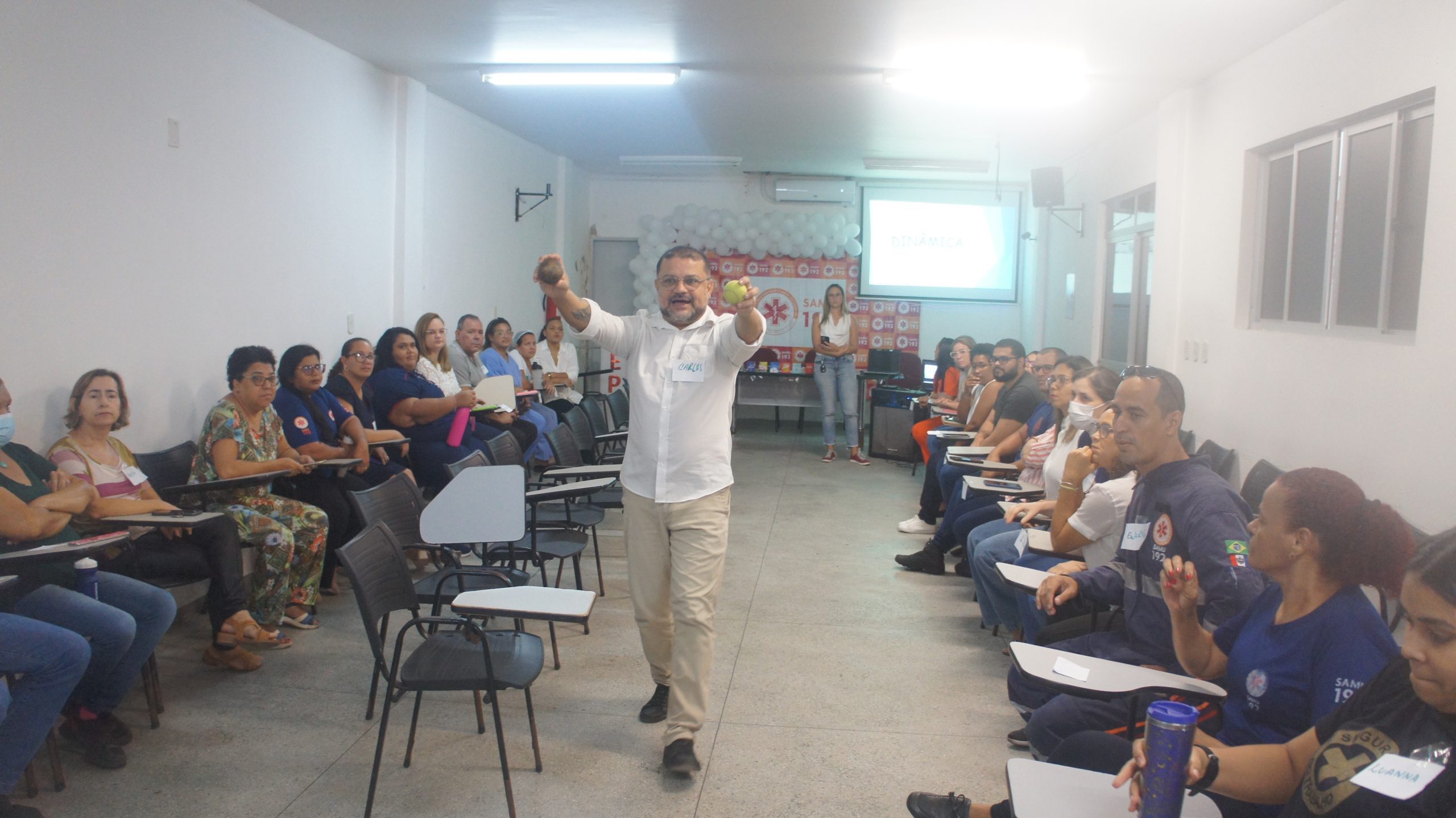 Leia mais sobre o artigo Janeiro Branco: Samu oferece palestra sobre cuidado com a saúde mental para servidores