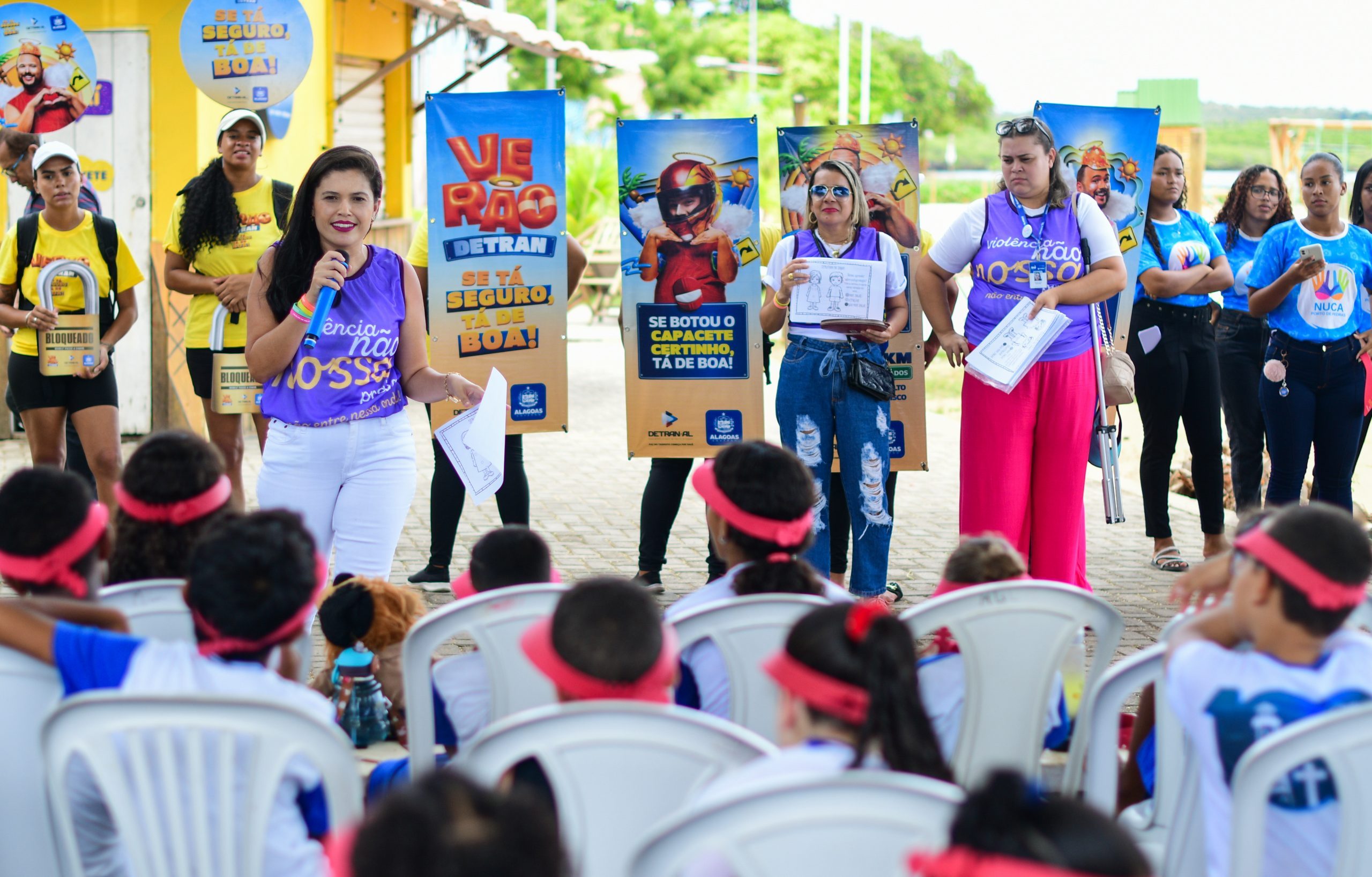 Leia mais sobre o artigo Sesau dá continuidade à campanha educativa Violência Não é Nossa Praia