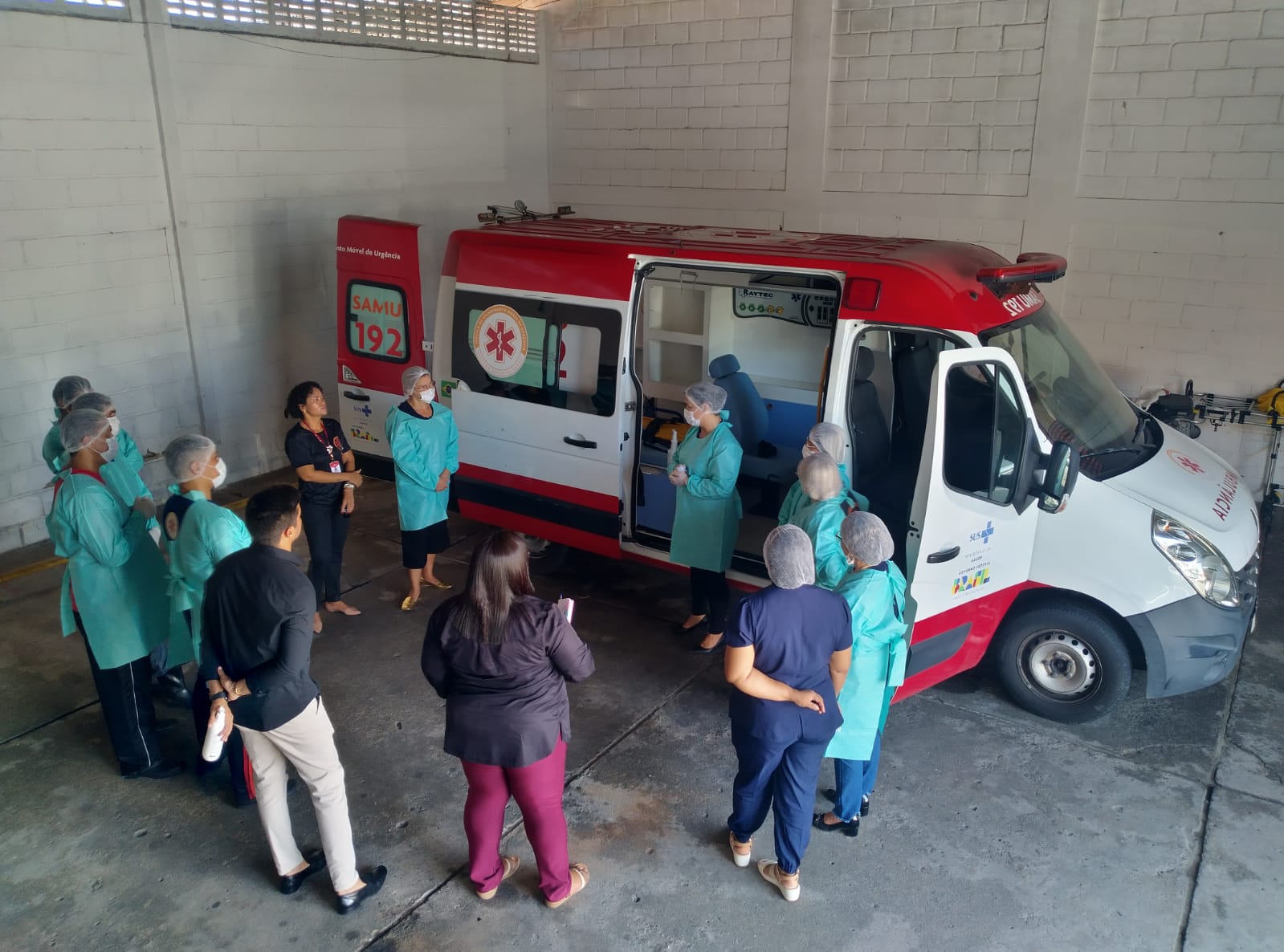 Leia mais sobre o artigo Servidores do Samu são capacitados sobre produtos de limpeza para higienização segura das ambulâncias