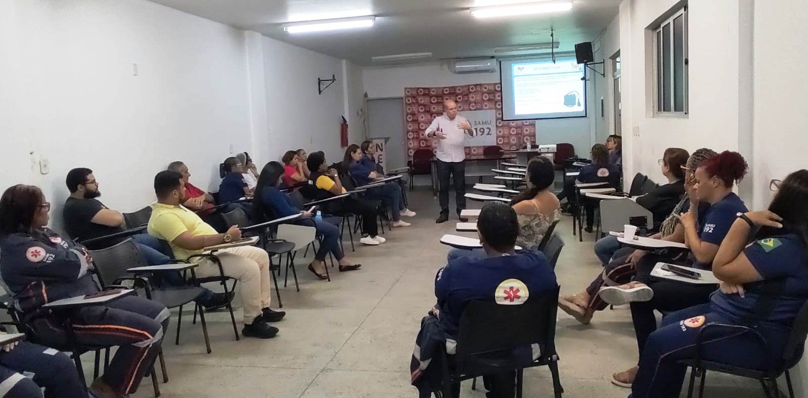 Leia mais sobre o artigo Samu realiza palestra sobre prevenção e combate à hipertensão arterial