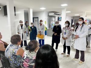 HGE faz campanha com familiares de pacientes para que doem sangue no Hemoal