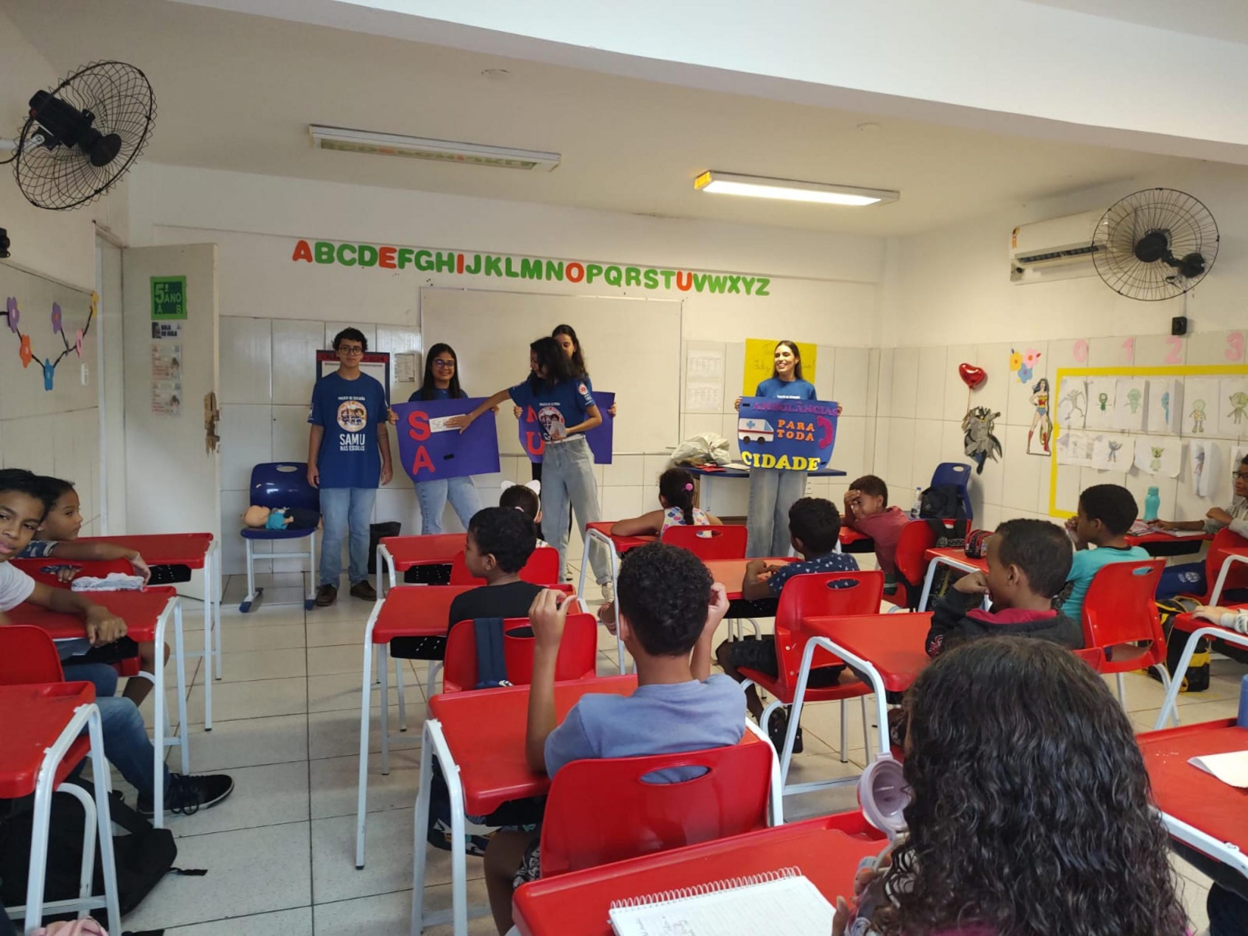 Leia mais sobre o artigo Projeto Samu nas Escolas beneficia mais uma unidade da capital alagoana
