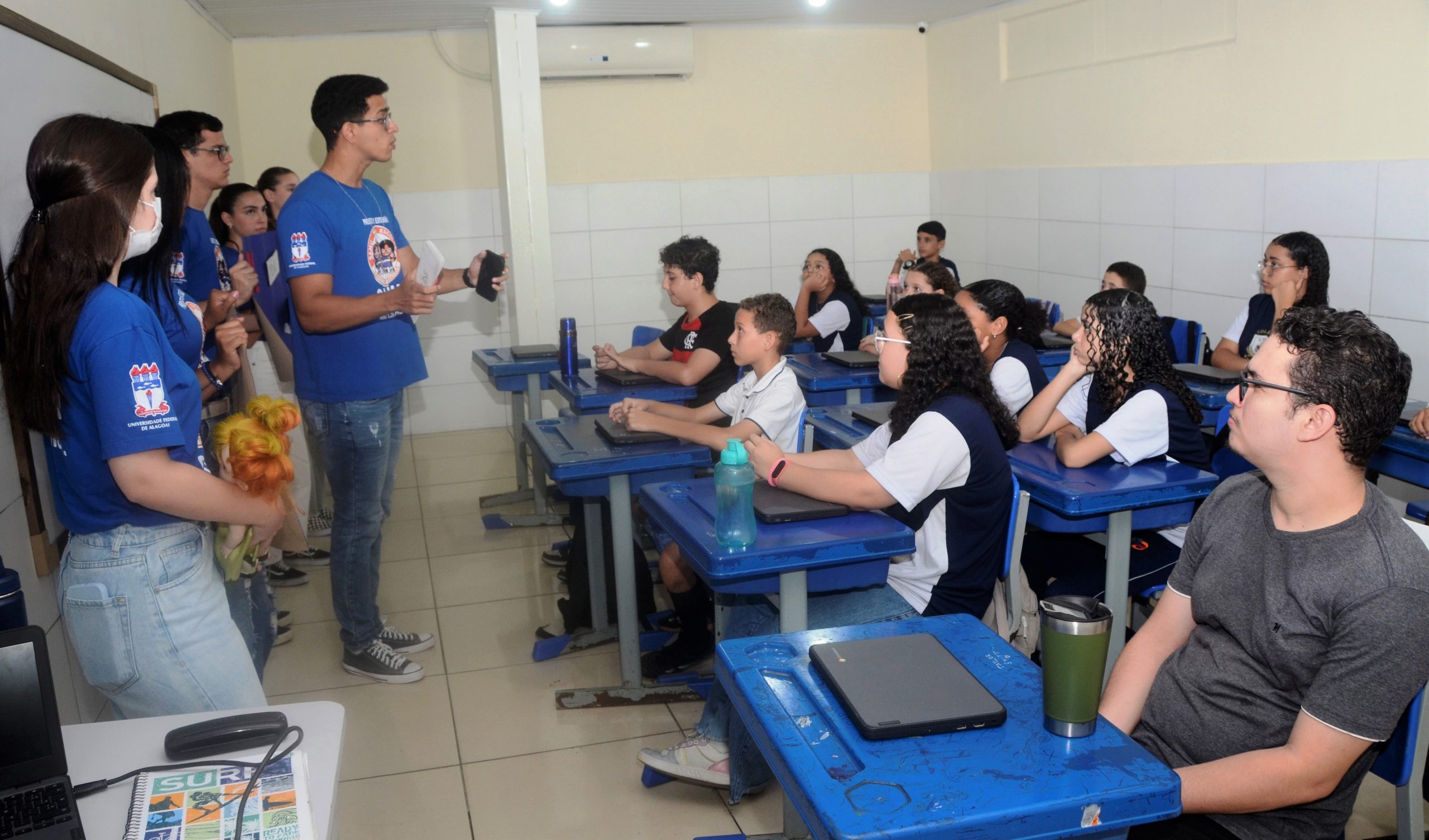 Leia mais sobre o artigo Projeto Samu nas Escolas contempla colégio na capital alagoana