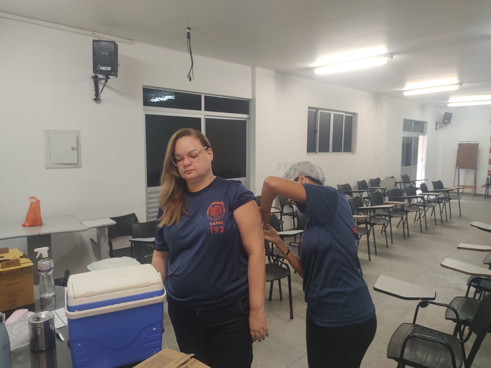 Leia mais sobre o artigo Servidores do Samu são vacinados contra o vírus da Influenza