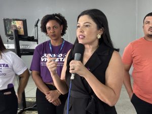 Saúde do Idoso: Rede de Atenção às Violências participa de ação em Palmeira dos Índios, alusiva ao Junho Violeta