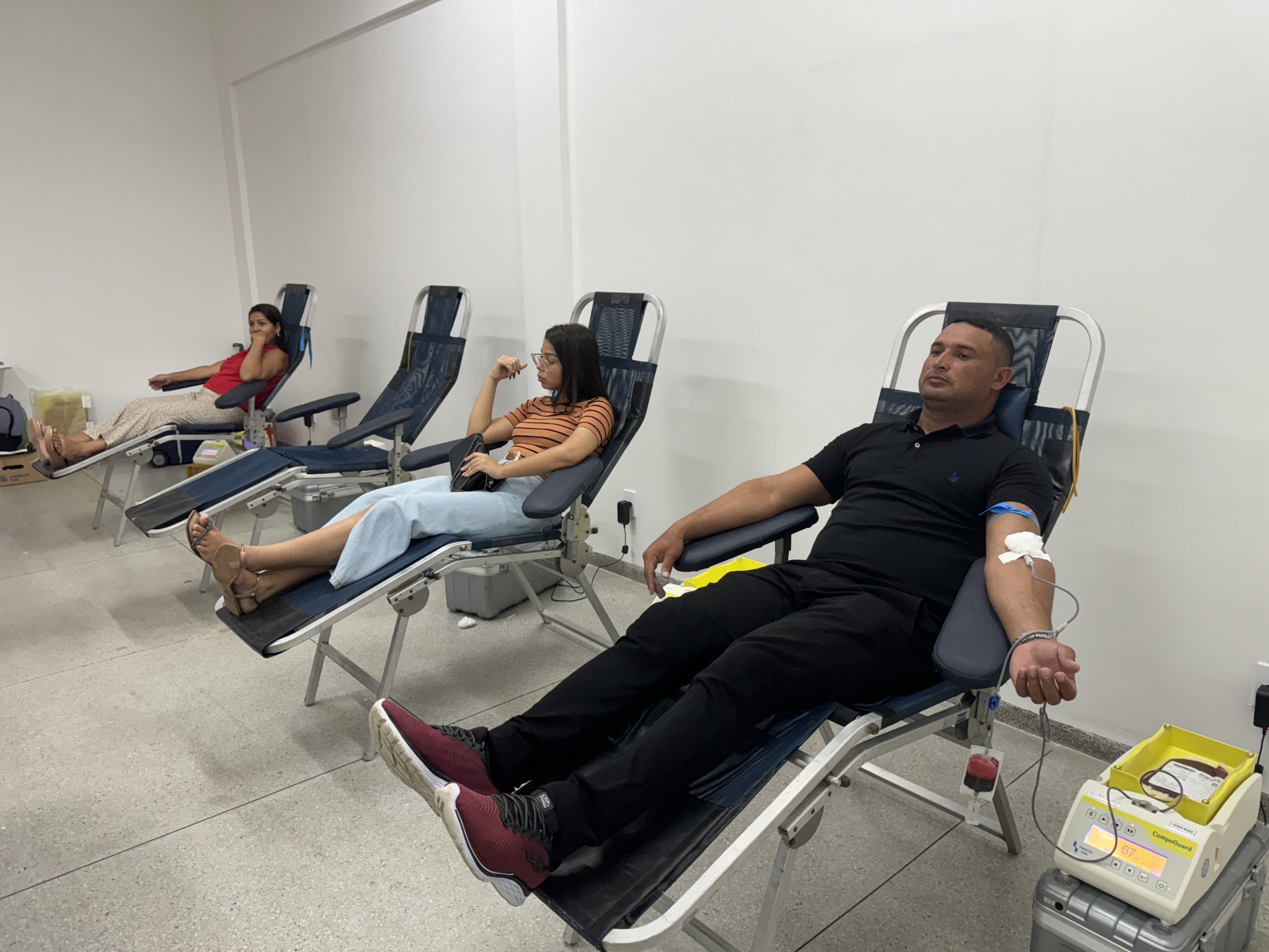 Leia mais sobre o artigo Coleta de Sangue promovida pelo Hemoal no Hospital Regional da Mata registra 50 doações