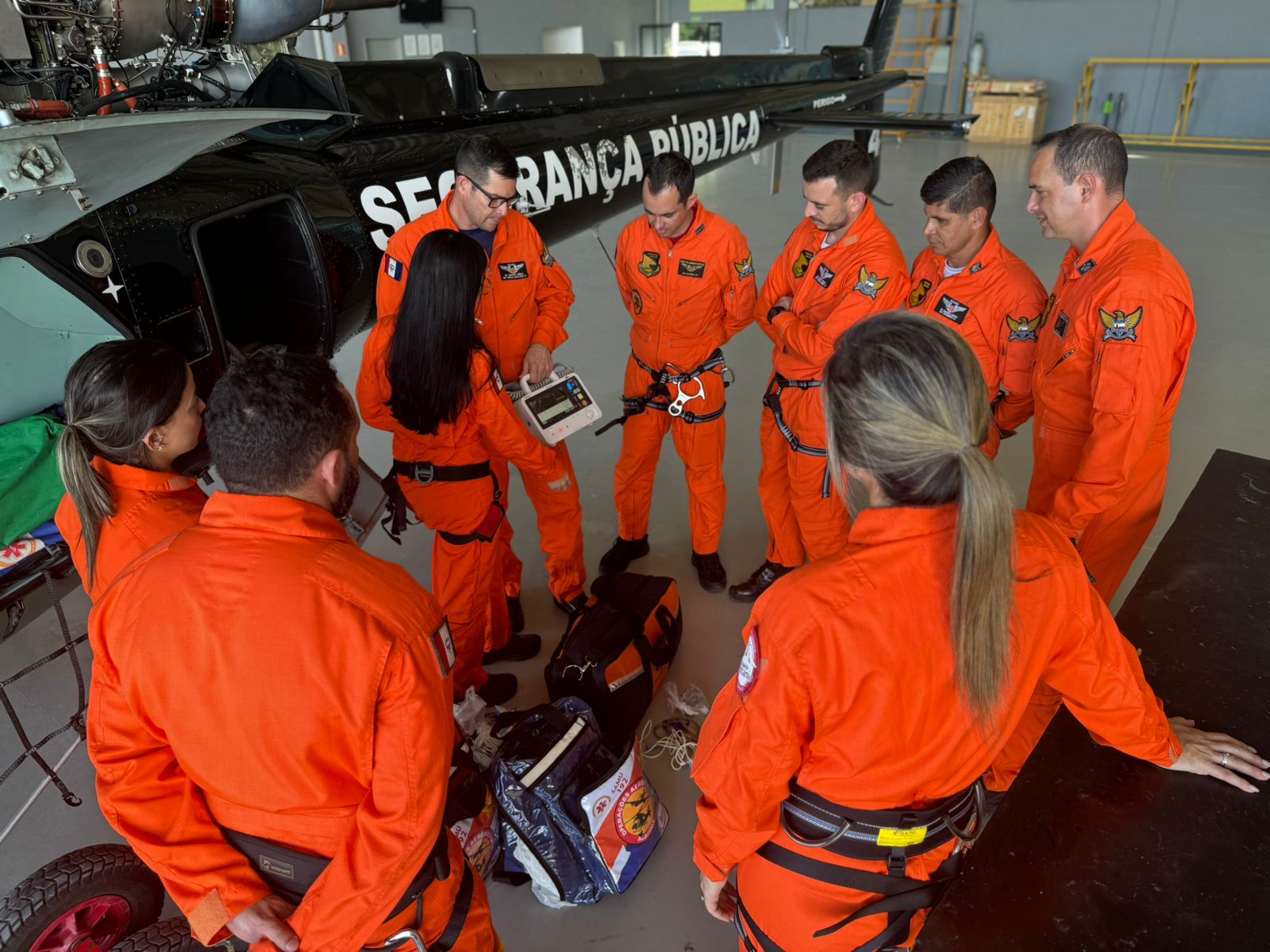 Leia mais sobre o artigo Comave e Samu realizam curso de preparação de socorristas para atuar em aeronaves