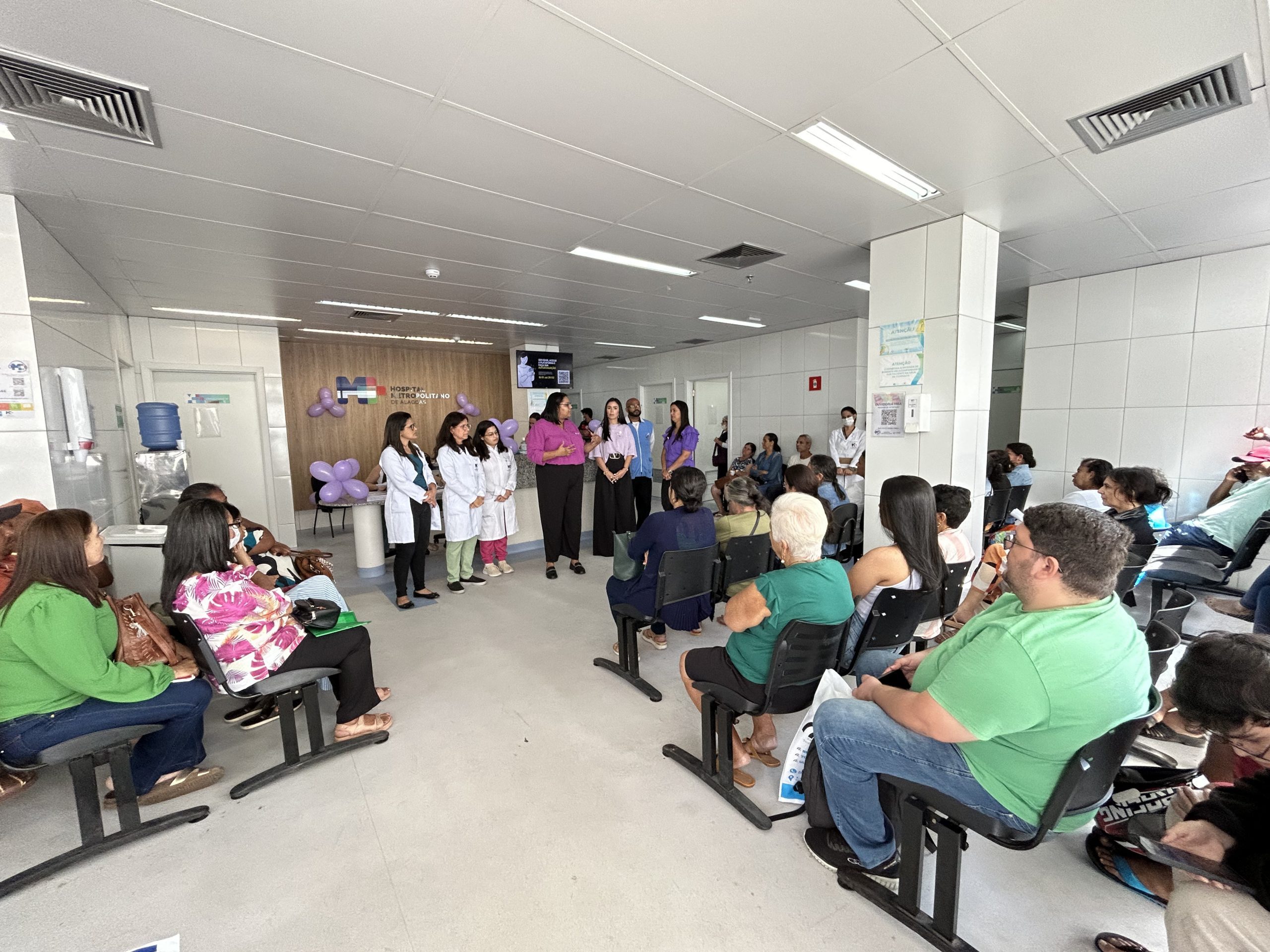 Leia mais sobre o artigo Hospital Metropolitano de Alagoas promove atividades de conscientização no mês de combate à violência contra a mulher