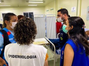 Técnicos do Ministério da Saúde e da Sesau inspecionam unidades que atendem pacientes com meningite