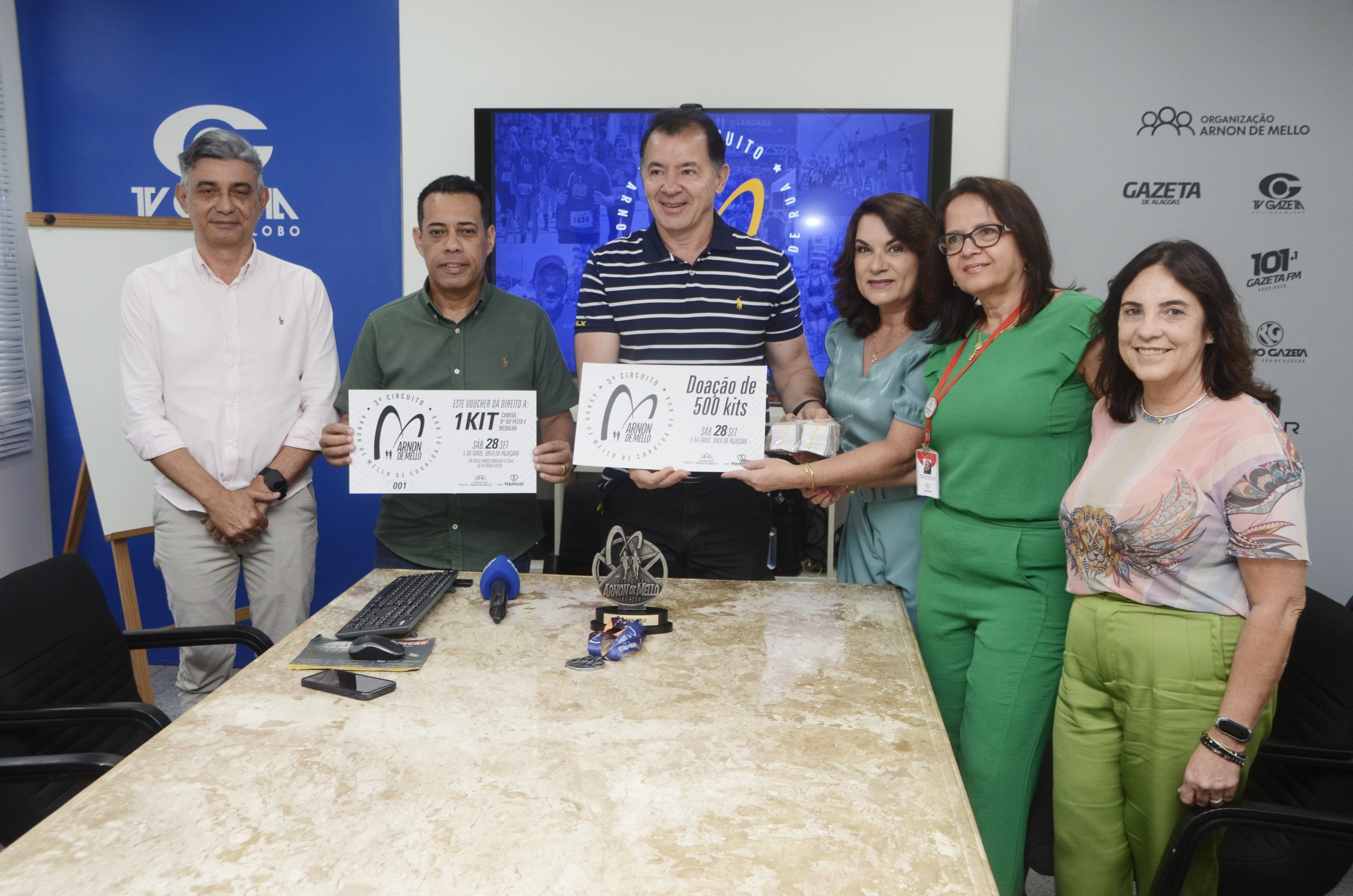 Leia mais sobre o artigo Hemoal divulga local onde doadores de sangue sorteados podem retirar o kit do III Circuito Arnon de Mello