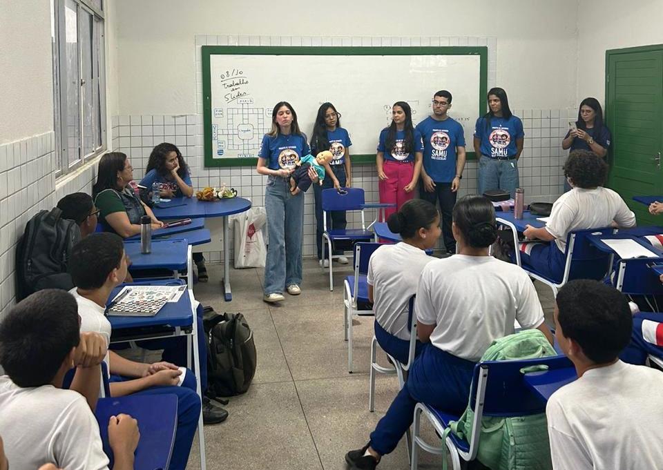 Leia mais sobre o artigo Projeto Samu nas Escolas retoma atividades com orientações de primeiros socorros a alunos de Maceió