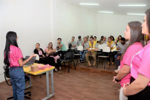 Sesau promove roda de conversa sobre câncer de mama para servidores da Seprev