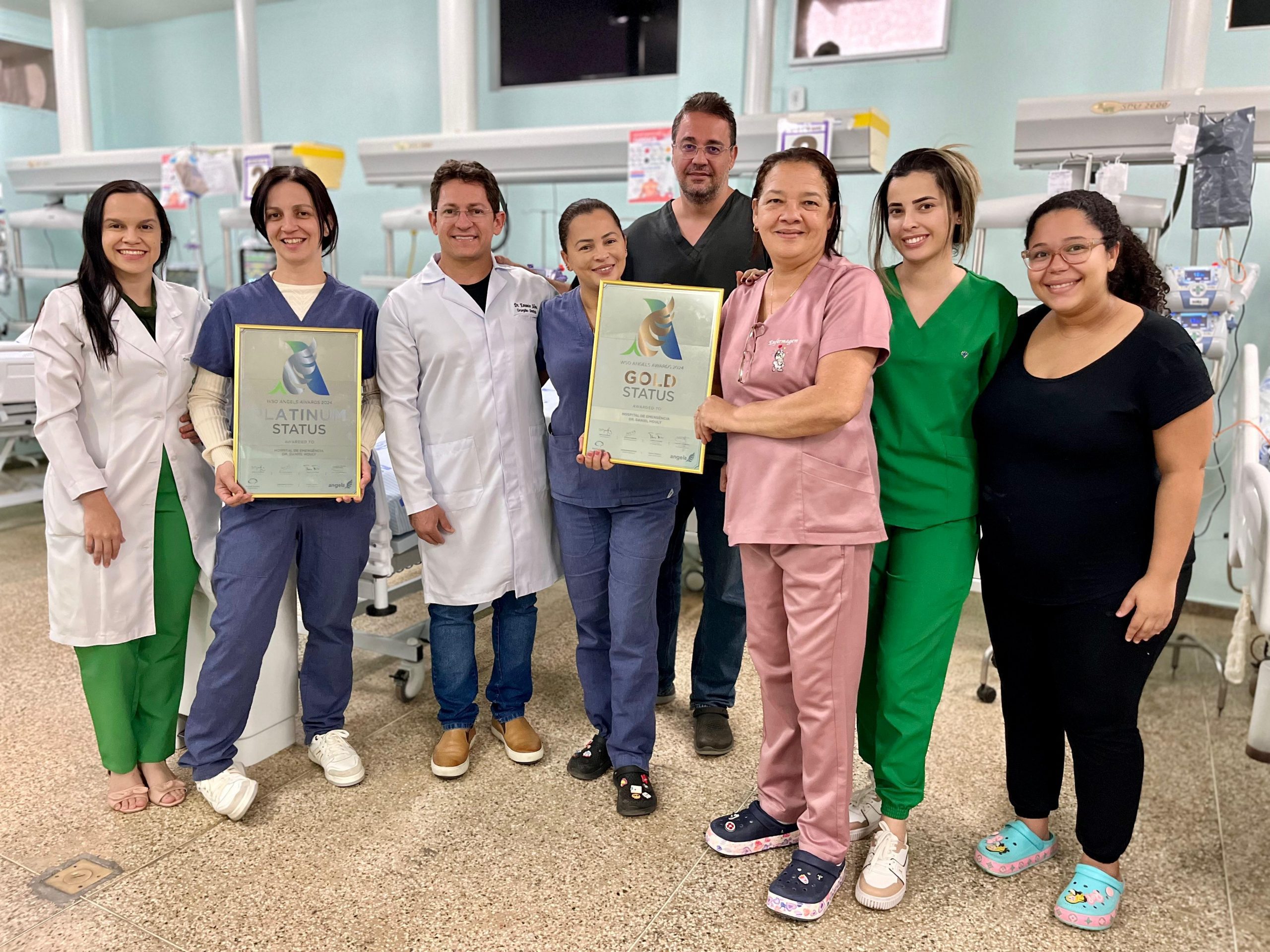Leia mais sobre o artigo Unidade de AVC do Hospital de Emergência do Agreste recebe mais um certificado internacional