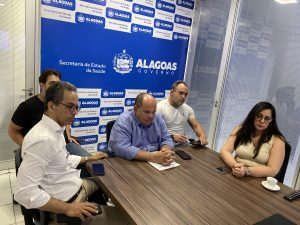 Gestores da Sesau e Uncisal se reúnem com o Ministério Público para tratar sobre a otimização de recursos