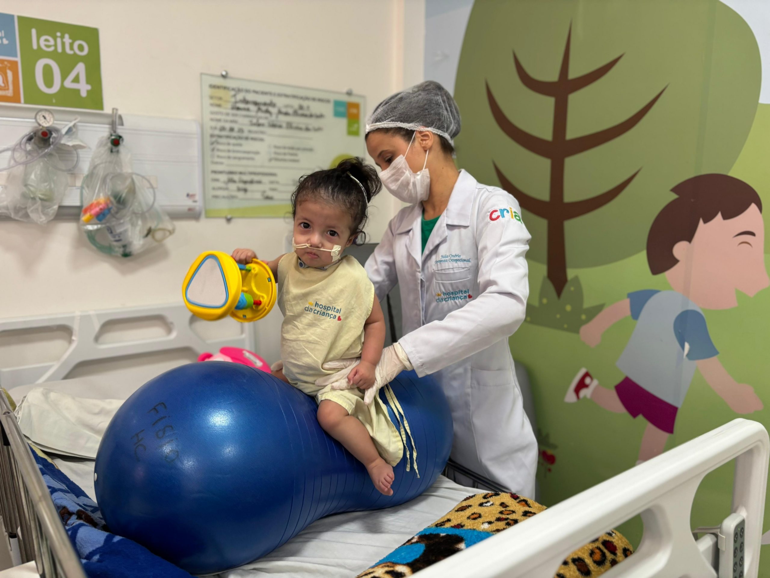 Leia mais sobre o artigo Terapia ocupacional transforma vidas de pacientes internados no Hospital da Criança de Alagoas