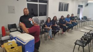 Vacinação dos servidores do Samu reforça prevenção e segurança no atendimento à população
