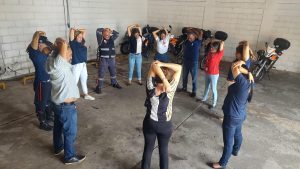 Ginástica Laboral no Samu estimula servidores a cuidar da saúde