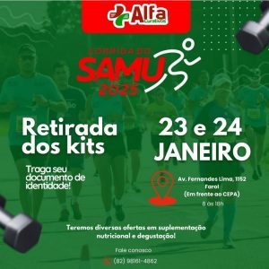 Tudo pronto para a III Corrida do Samu em Maceió, neste sábado (25)