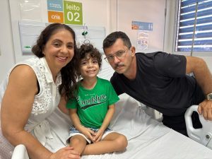 Garoto de 5 anos é salvo pelo Hospital da Criança após ser internado com quadro grave de pneumonia e ficar 9 dias em tratamento