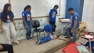 Projeto Samu nas Escolas inicia atividades de 2025 com foco em cidadania e primeiros socorros