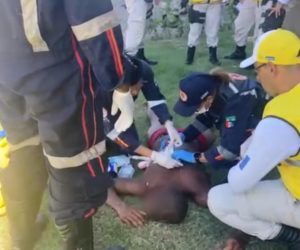 Ronda no Bairro e Samu prestam primeiros socorros a vítima ferida à faca próximo ao Marco dos Corais