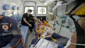Samu salva trabalhador que despencou de altura de 10 metros em Rio Largo
