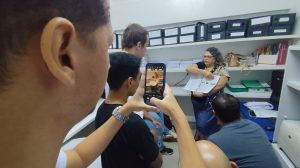 Estudantes de Medicina da Ufal visitam Núcleo de Epidemiologia do Hospital de Emergência do Agreste