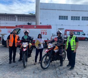 Samu Maceió realiza “blitz interna” de conscientização sobre segurança no trânsito durante o Maio Amarelo