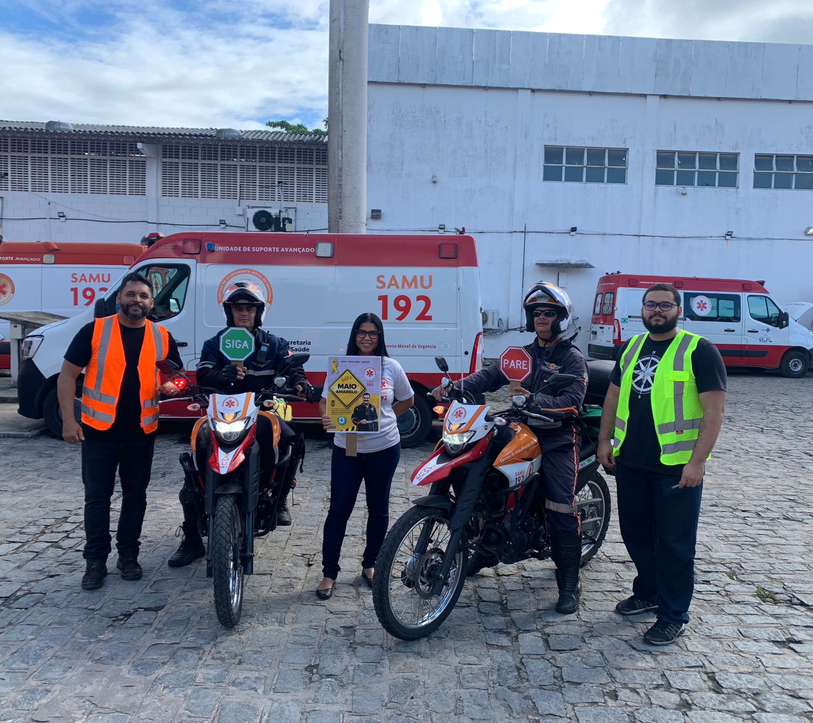 Leia mais sobre o artigo Samu Maceió realiza “blitz interna” de conscientização sobre segurança no trânsito durante o Maio Amarelo