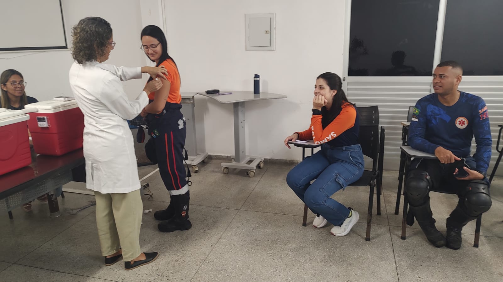 Leia mais sobre o artigo Vacinação contra gripe no Samu reforça proteção dos profissionais de saúde