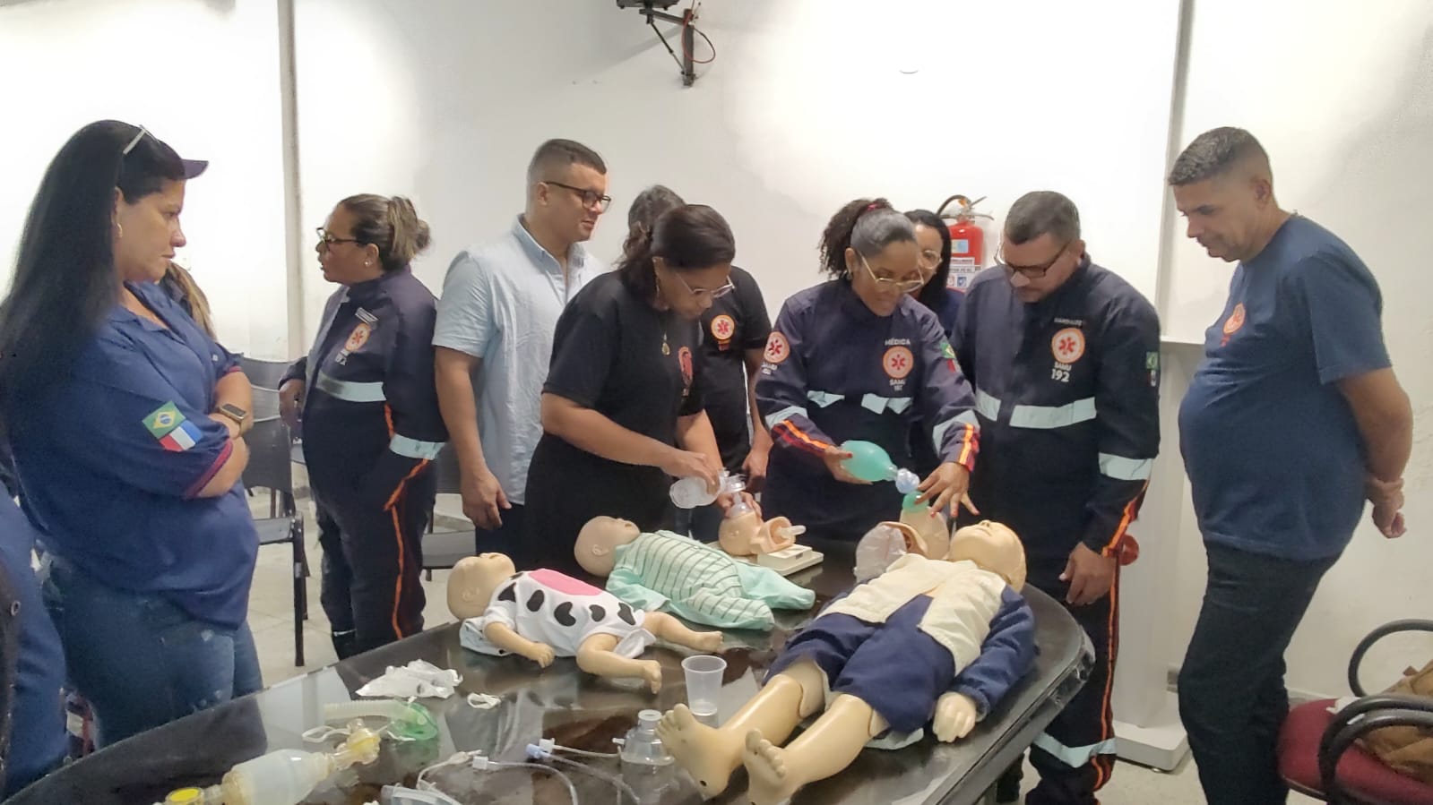 Leia mais sobre o artigo Samu inicia curso de manejo de vias aéreas pediátricas para profissionais do suporte básico e avançado