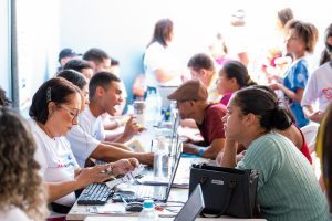 Mais de 500 pessoas foram atendidas na 1° edição do Corações da Paz, no Trapiche da Barra