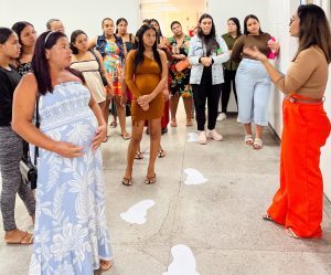 Gestantes da Zona da Mata conhecem estrutura da unidade do HRM onde darão à luz