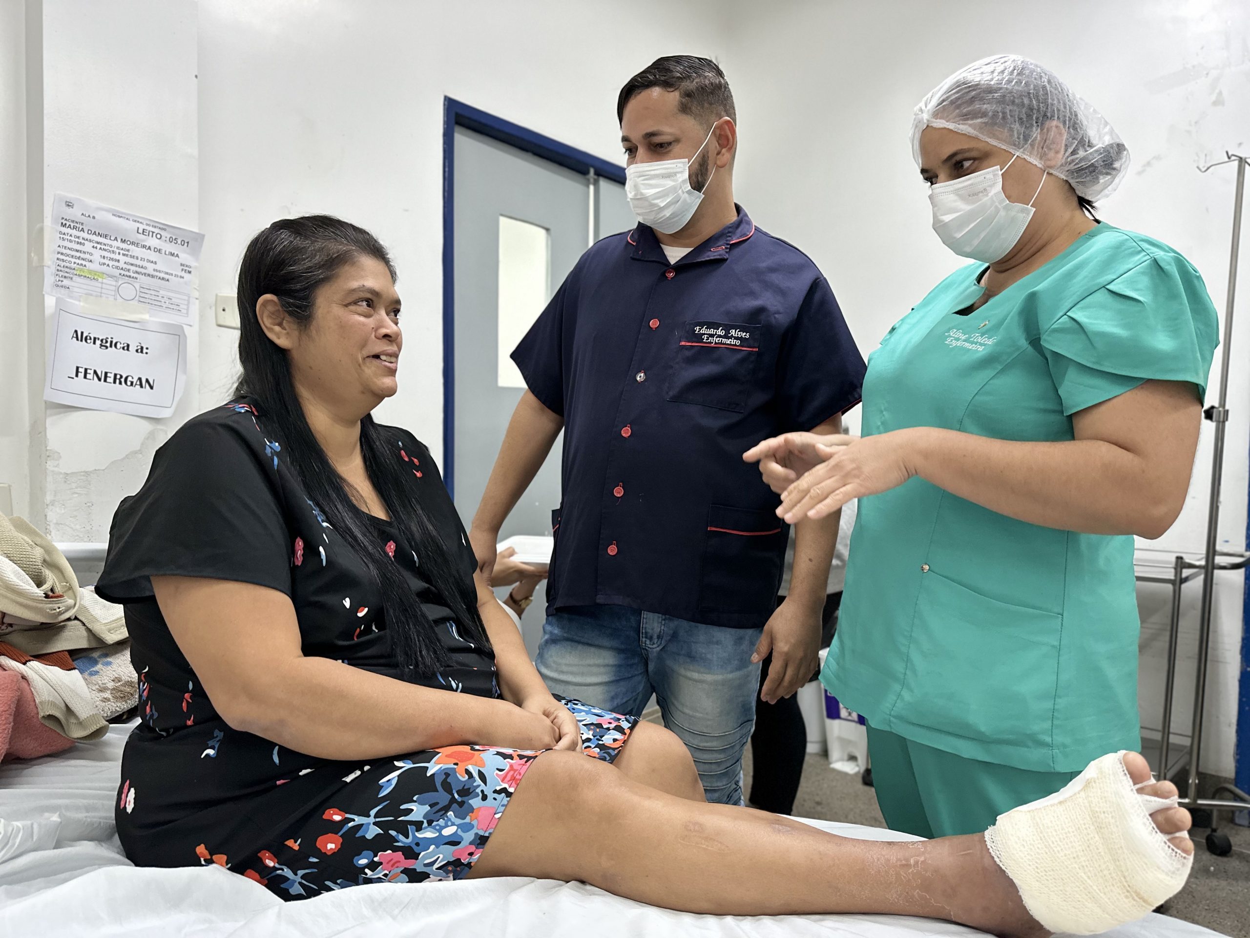 Leia mais sobre o artigo Mulher com diabetes evita amputação de pé após atendimento de excelência no HGE