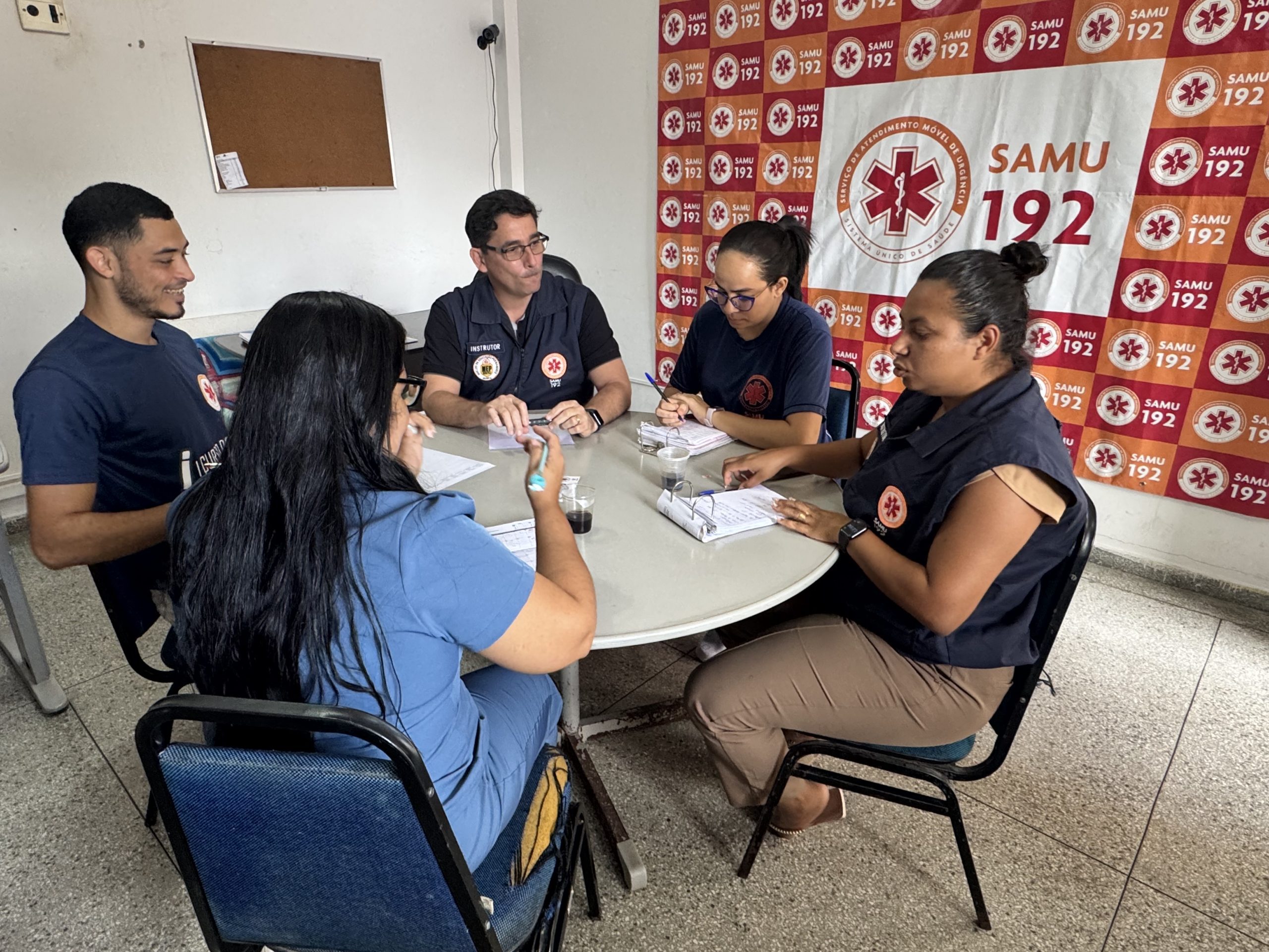 Leia mais sobre o artigo Núcleo de Educação Permanente do Samu Maceió realiza reunião de planejamento para ações do segundo semestre