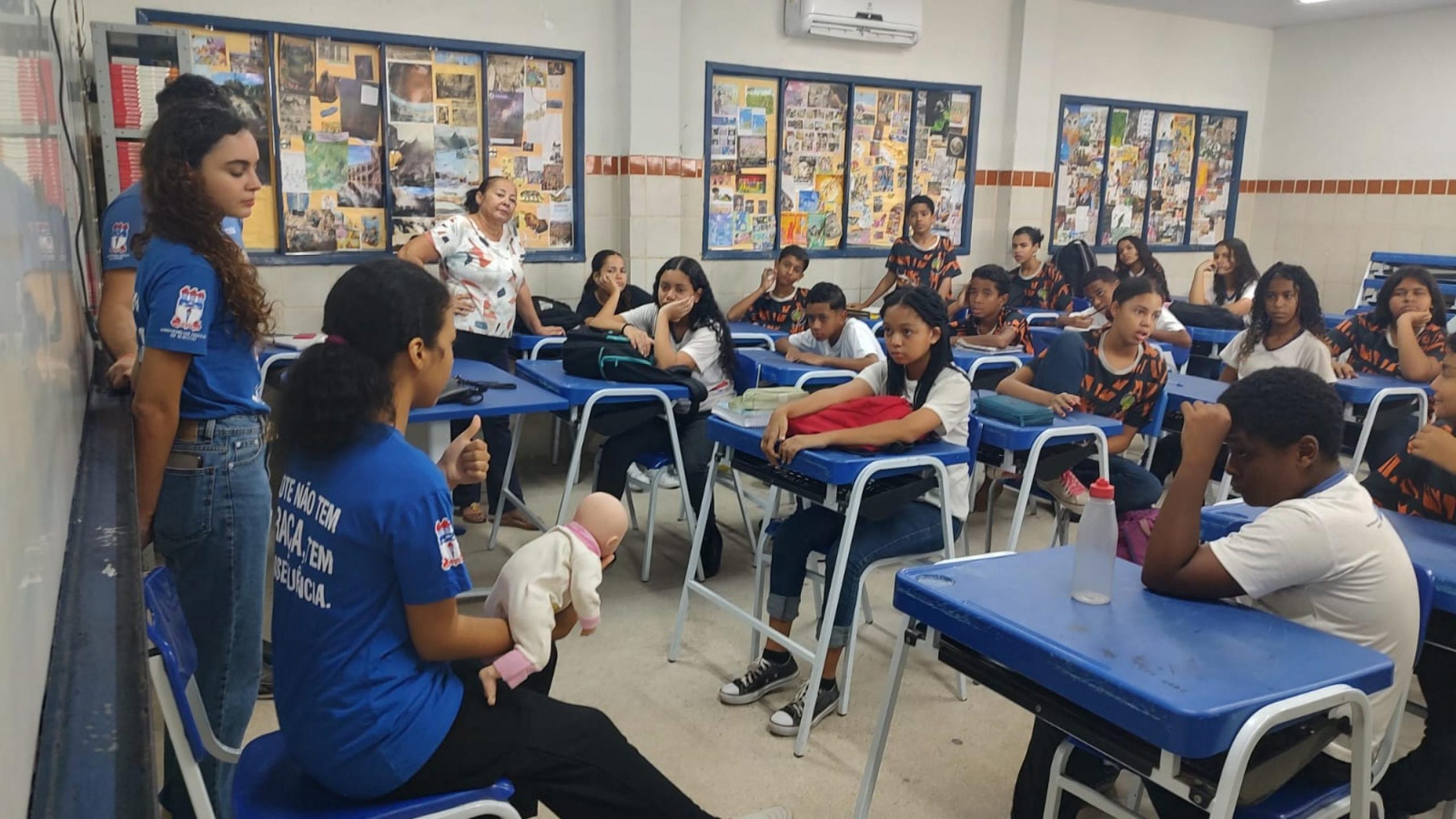 Leia mais sobre o artigo Projeto Samu nas Escolas conscientizou quase 600 jovens no 1° semestre deste ano sobre os malefícios dos trotes