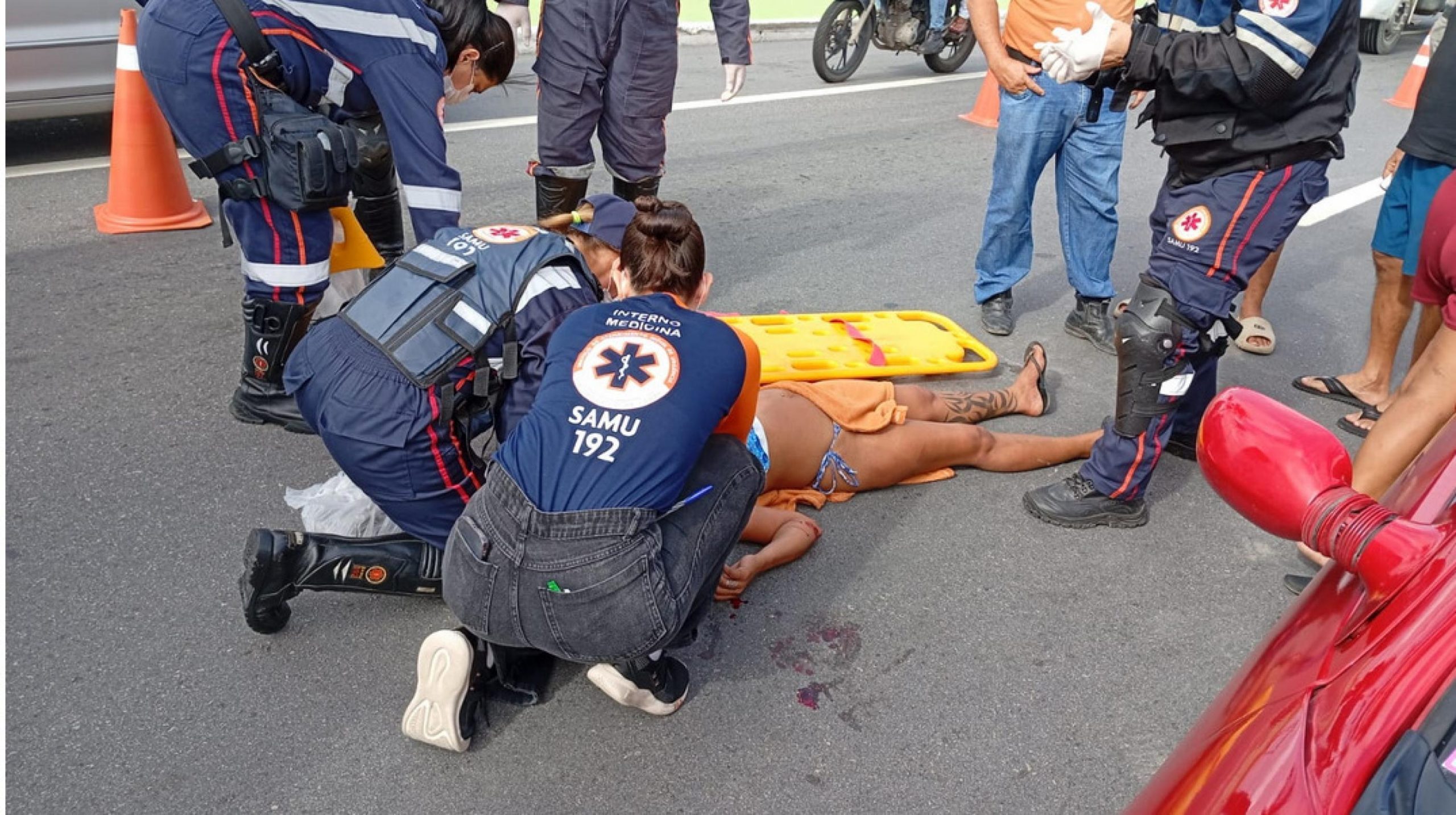 Leia mais sobre o artigo Samu atende vítima de atropelamento por moto no centro de Maceió