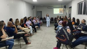 Samu promove roda de conversa sobre enfrentamento à violência contra a mulher