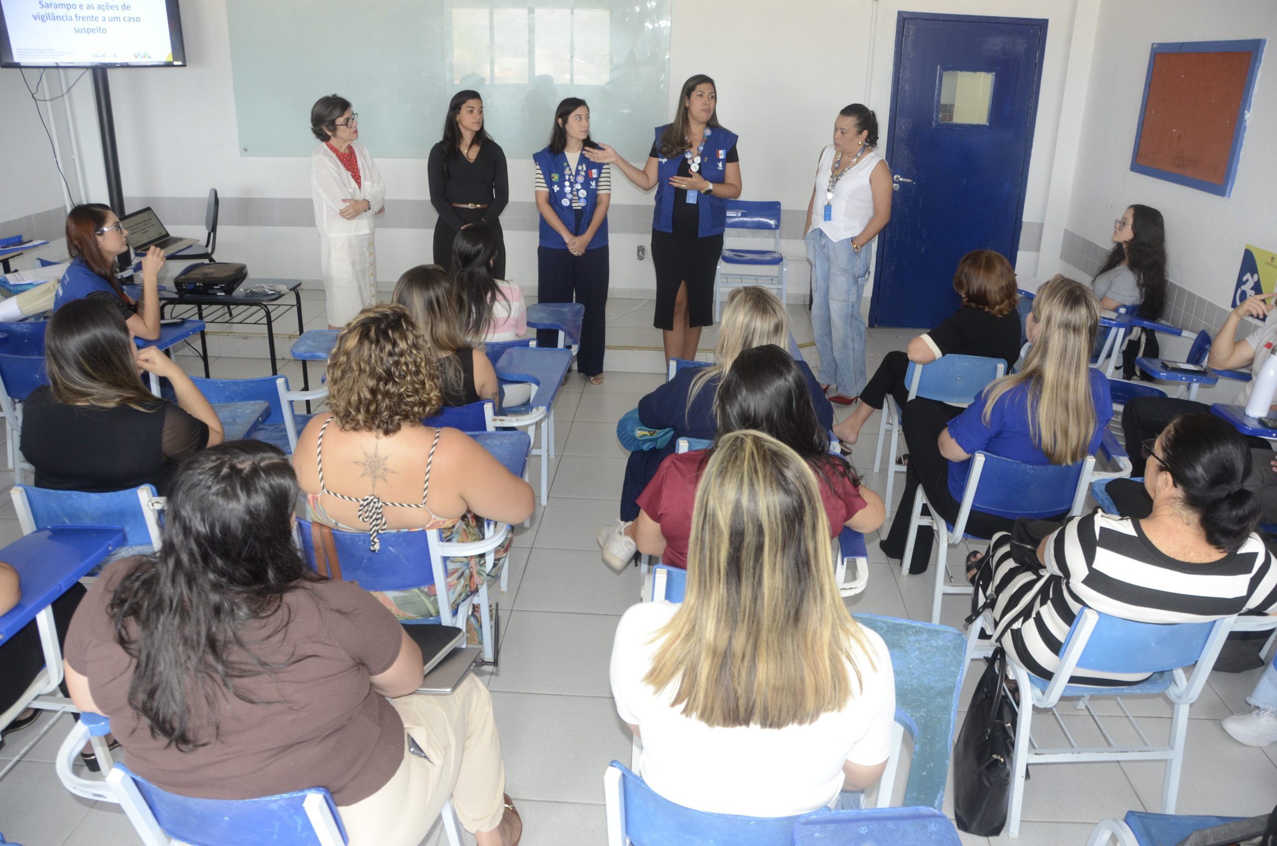 Leia mais sobre o artigo Sesau inicia Ciclo de Capacitações sobre o Sarampo para os 102 municípios alagoanos