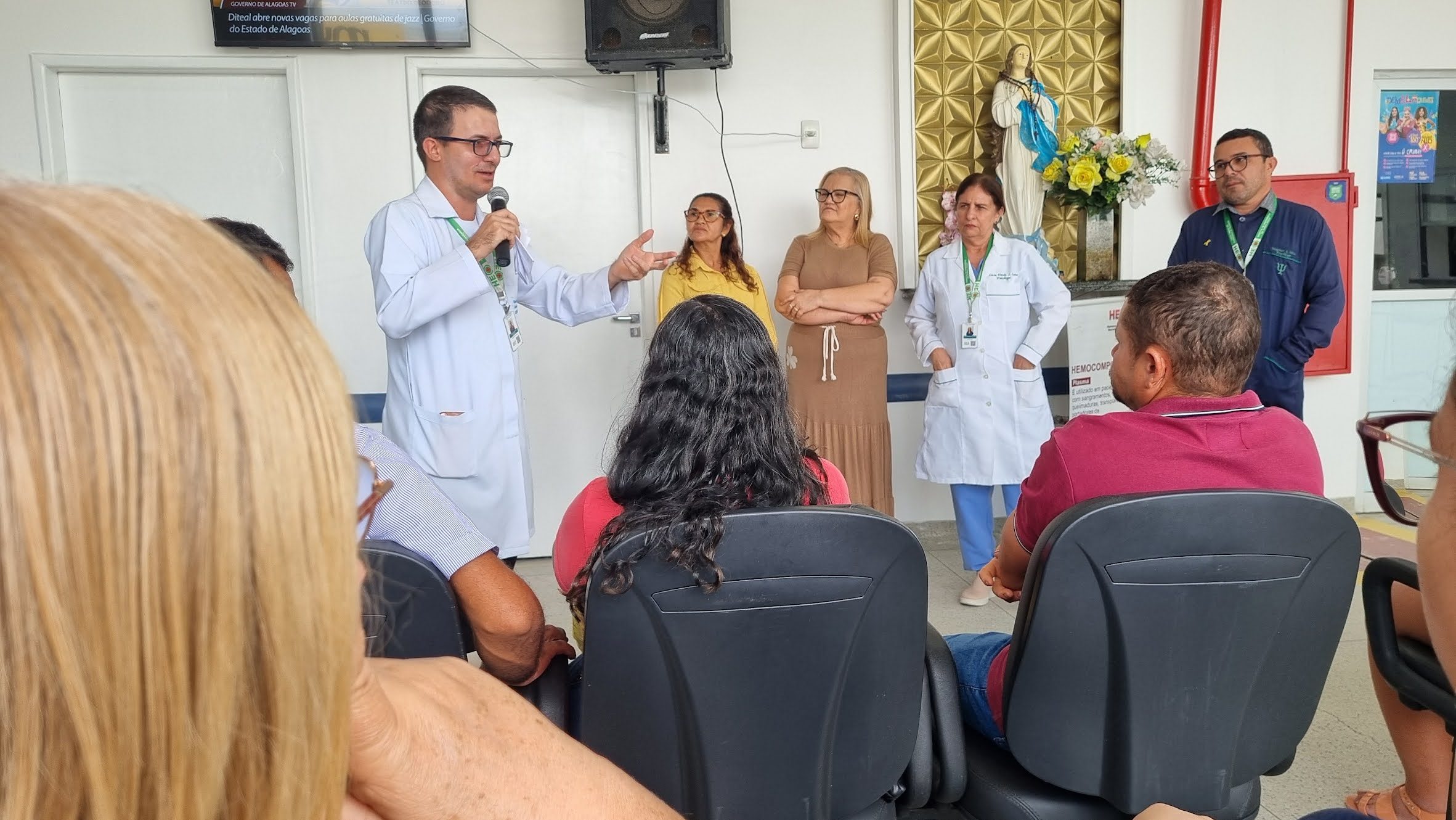 Leia mais sobre o artigo Projeto Sala de Espera destaca Campanha Setembro Amarelo no Hospital de Emergência do Agreste